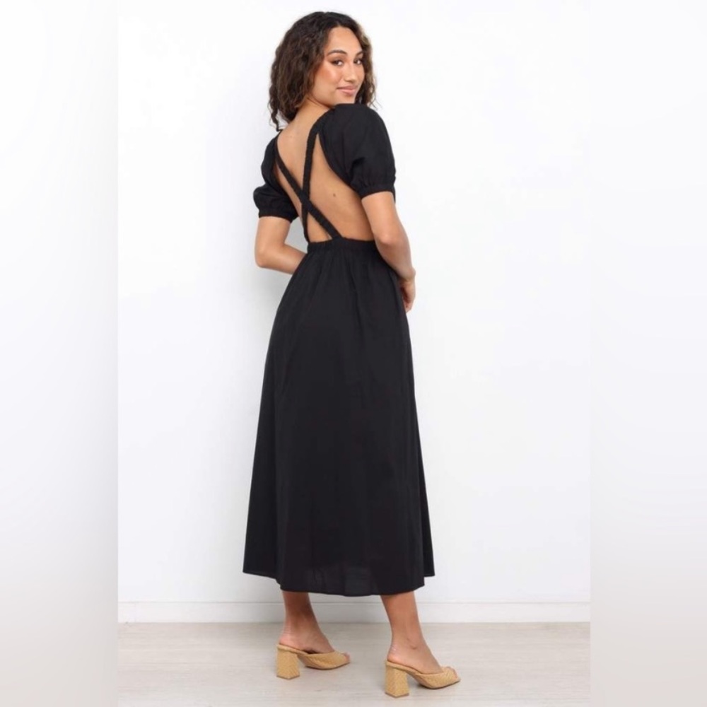 Petal & Pup Ollie Dress in Black - Picture 2 of 6